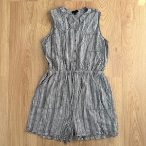 KELLY RENEÉ linen striped jumpsuit